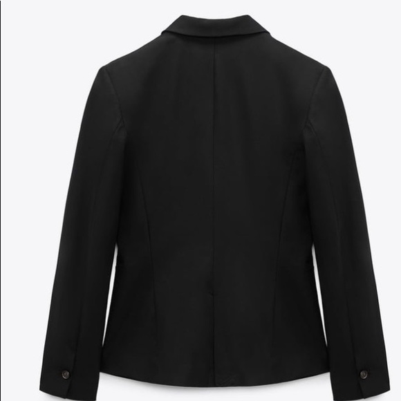 Zara Basic Black Blazer - Picture 2 of 6